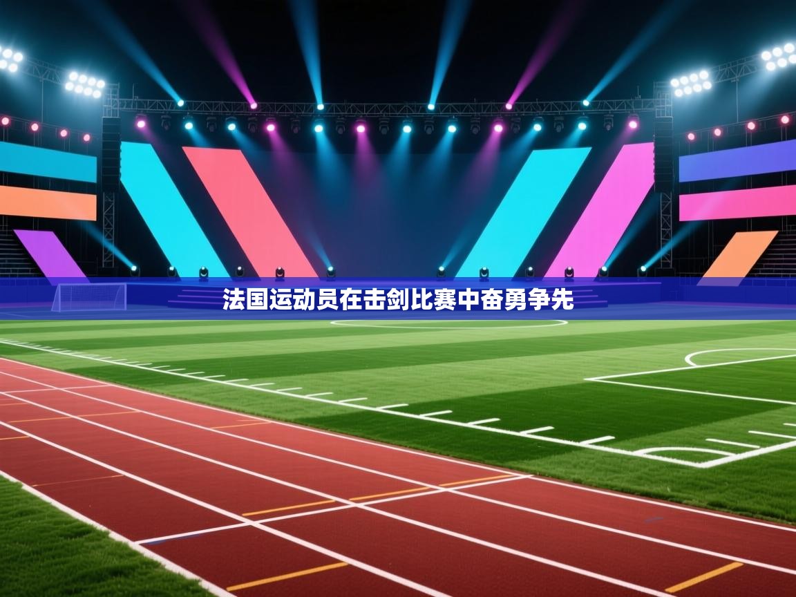 法国运动员在击剑比赛中奋勇争先 第2张